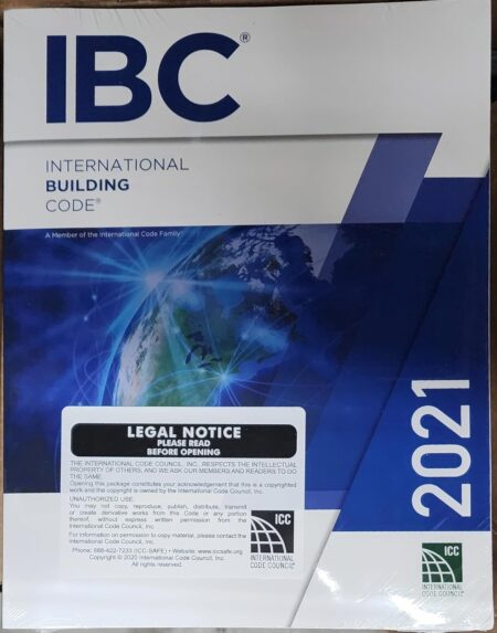 2021 International Building Code ICC book cover