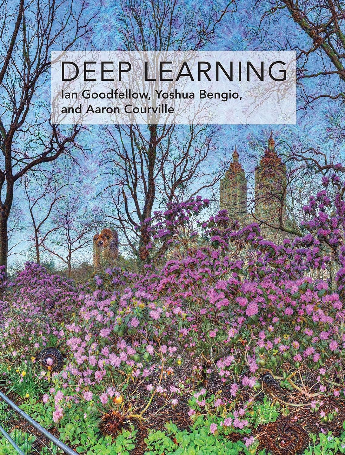Deep Learning by Goodfellow Bengio Courville book cover