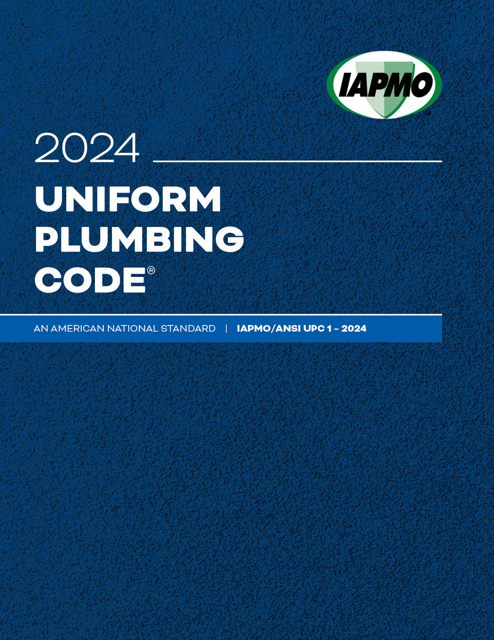 2024-Uniform-Plumbing-Code-UPC-Soft-Cover Front cover of the 2024 Uniform Plumbing Code (UPC) Soft Cover book with tabs, featuring the IAPMO logo.