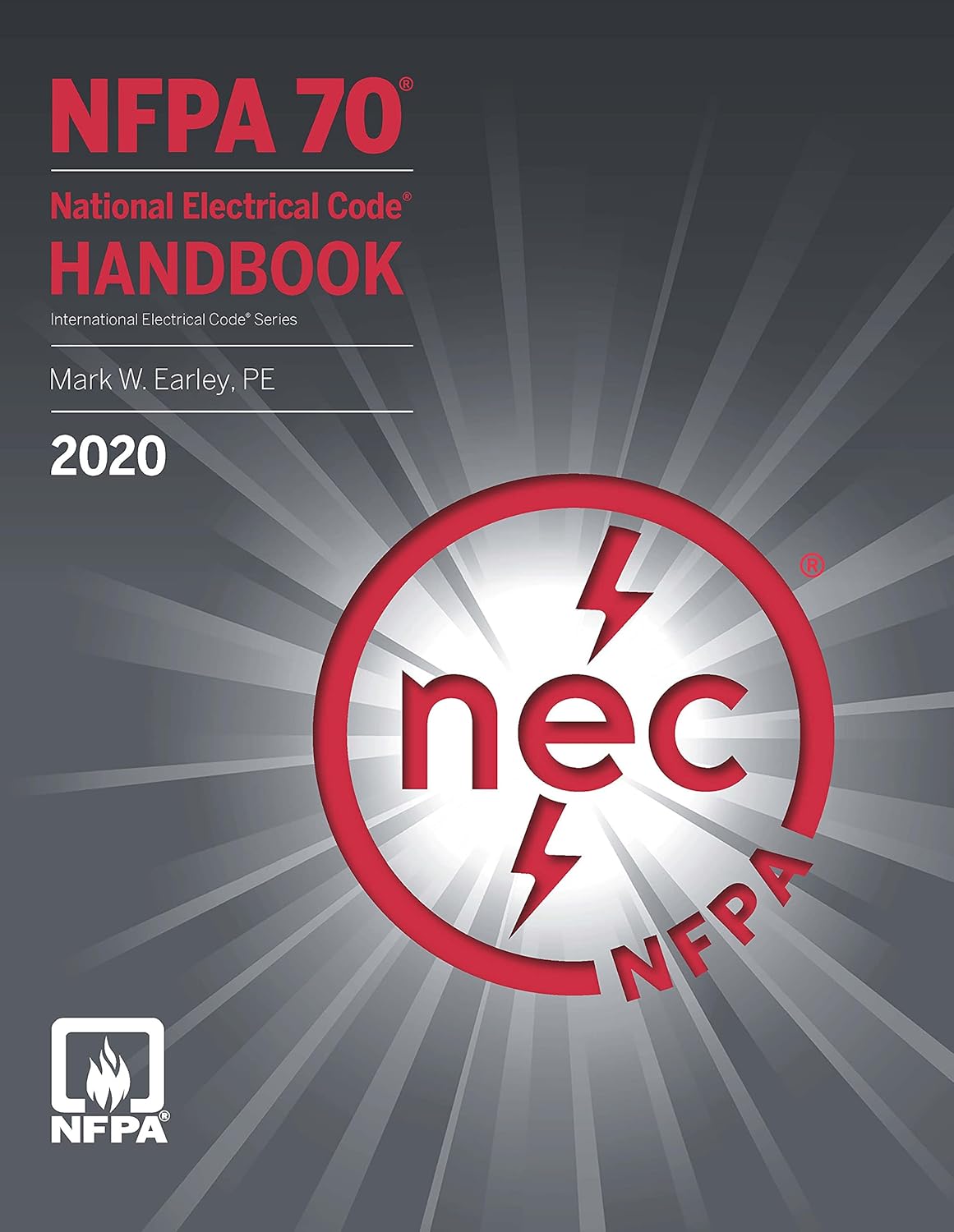 NFPA-70-NEC-Handbook-2020-Edition Front cover of the NFPA 70 National Electrical Code (NEC) Handbook 2020 Edition, featuring the official NFPA logo and hardcover design.