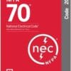 Front cover of the NFPA 70: National Electrical Code (NEC), 2026 Edition softbound book.