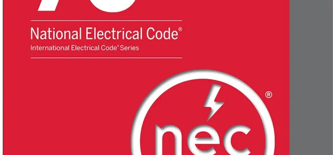 Front cover of the NFPA 70: National Electrical Code (NEC), 2026 Edition softbound book.