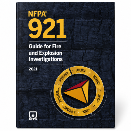 NFPA 921, Guide for Fire and Explosion Investigations, 2021 Edition