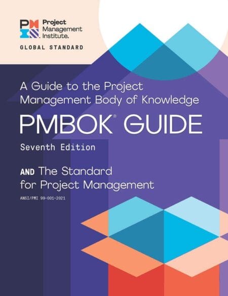 PMBOK Guide Seventh Edition book cover for project management professionals